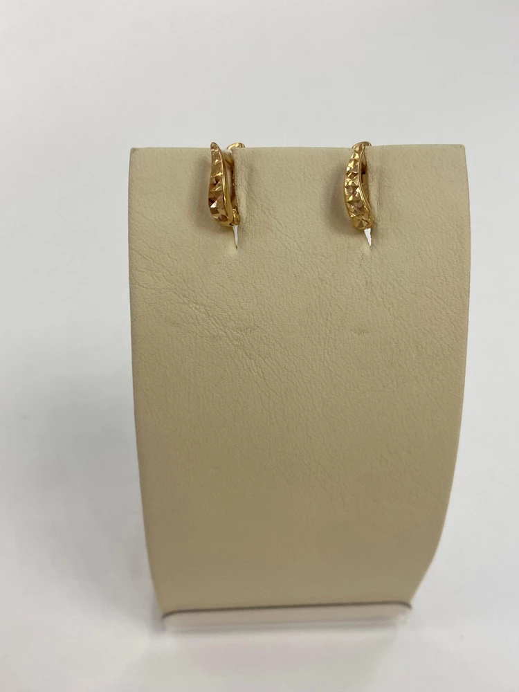 Серьги из красного золота 585 пробы