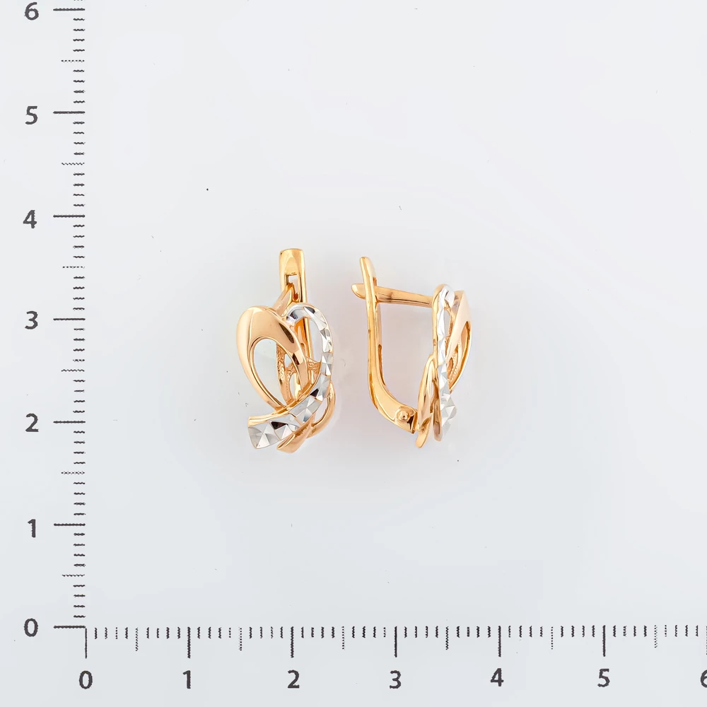 Серьги из красного золота 585 пробы