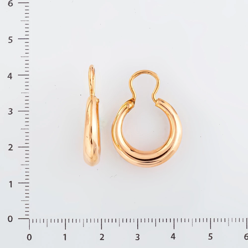 Серьги из красного золота 583 пробы