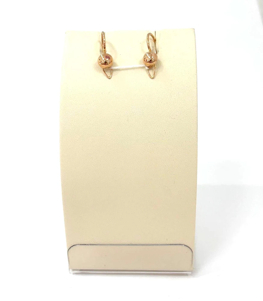 Серьги из красного золота 583 пробы