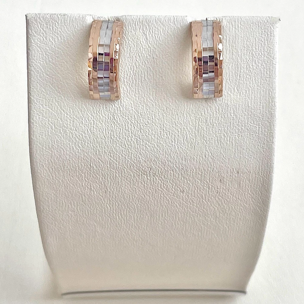 Серьги из красного золота 585 пробы