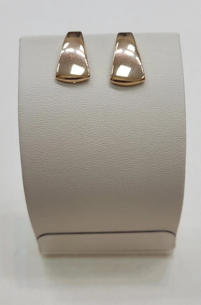 Серьги из красного золота 585 пробы
