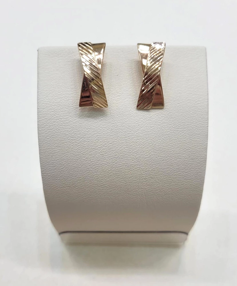 Серьги из красного золота 585 пробы