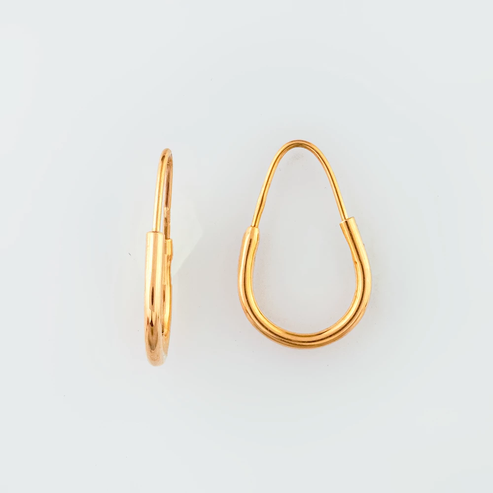 Серьги из красного золота 583 пробы