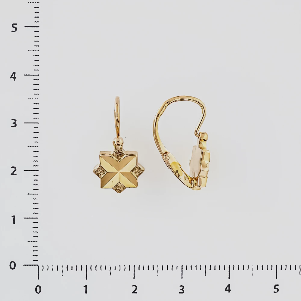 Серьги из красного золота 583 пробы