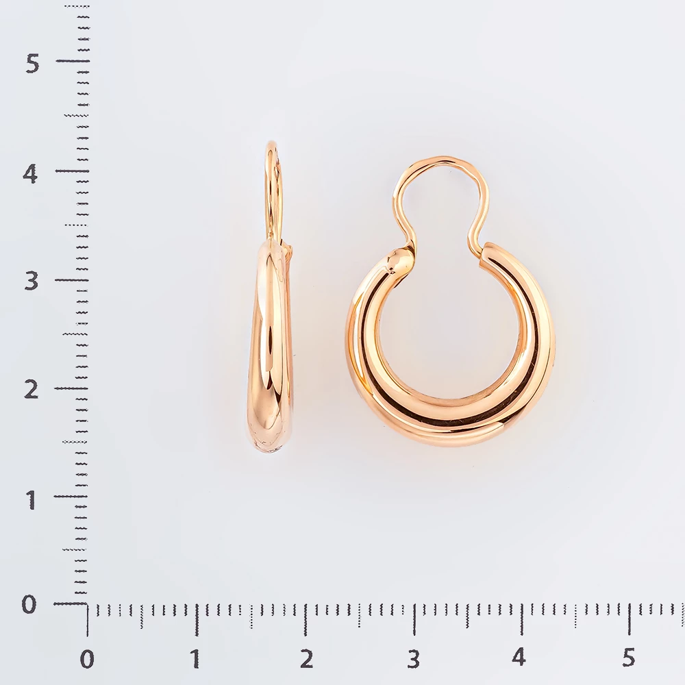 Серьги из красного золота 583 пробы