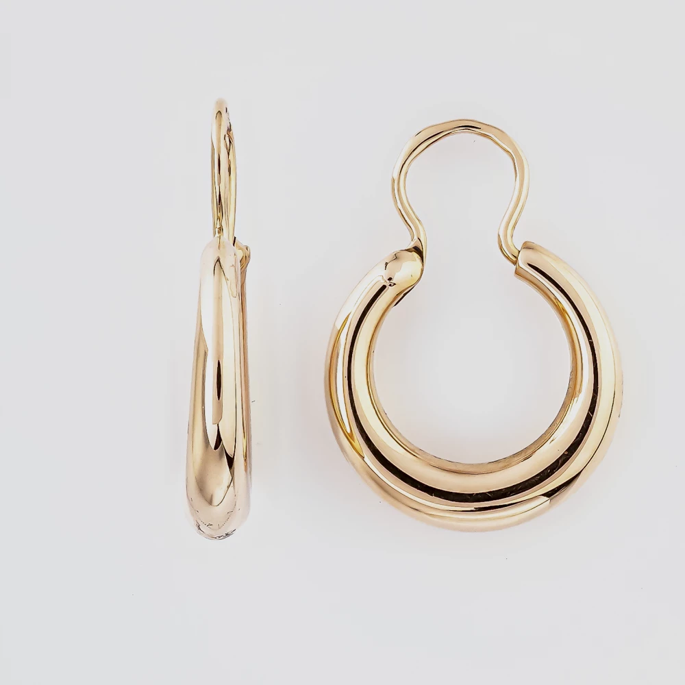 Серьги из красного золота 583 пробы