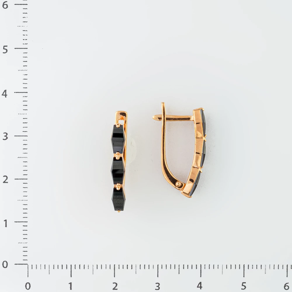 Серьги из красного золота 585 пробы