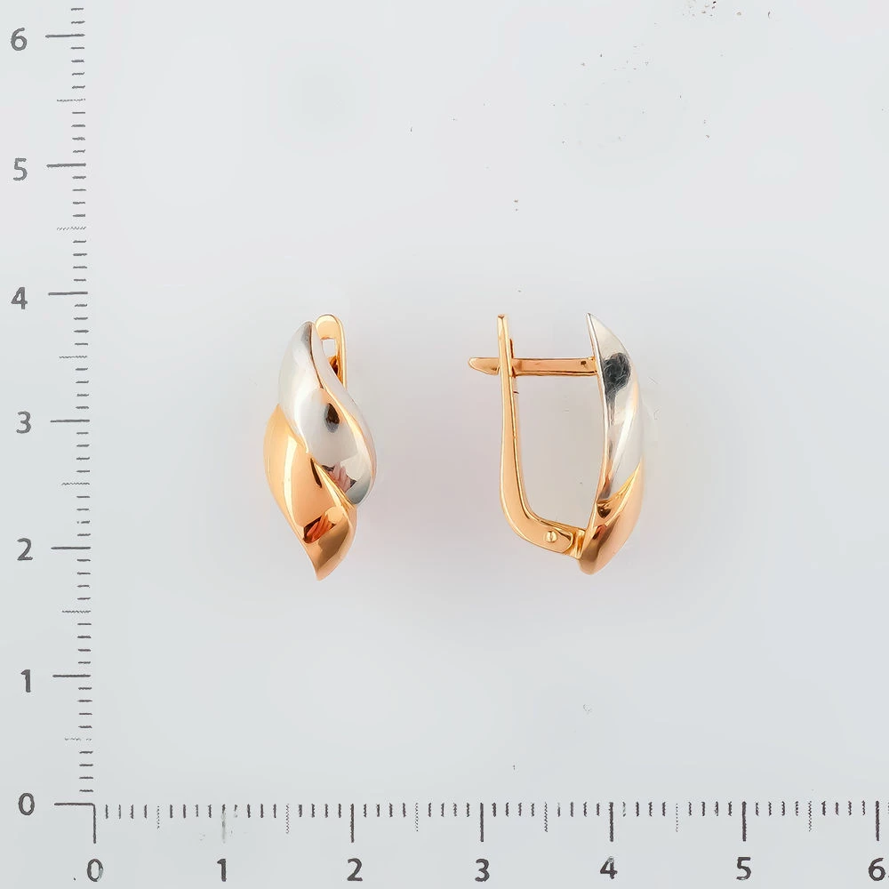 Серьги из красного золота 585 пробы