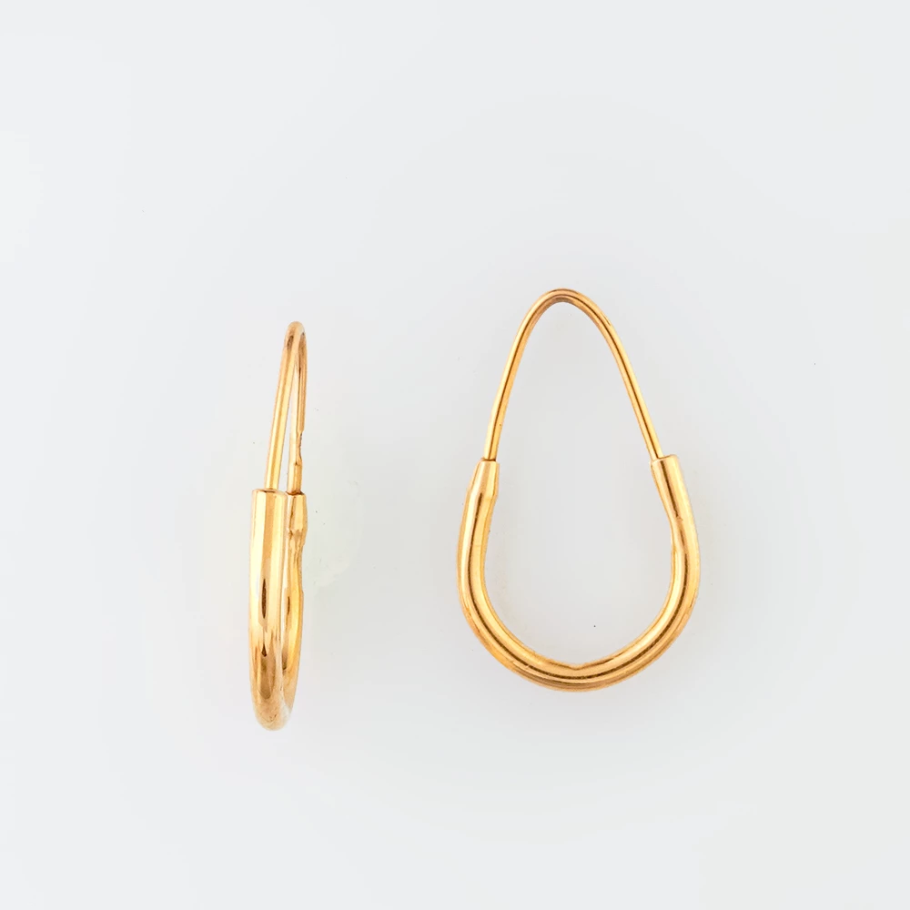 Серьги из красного золота 583 пробы