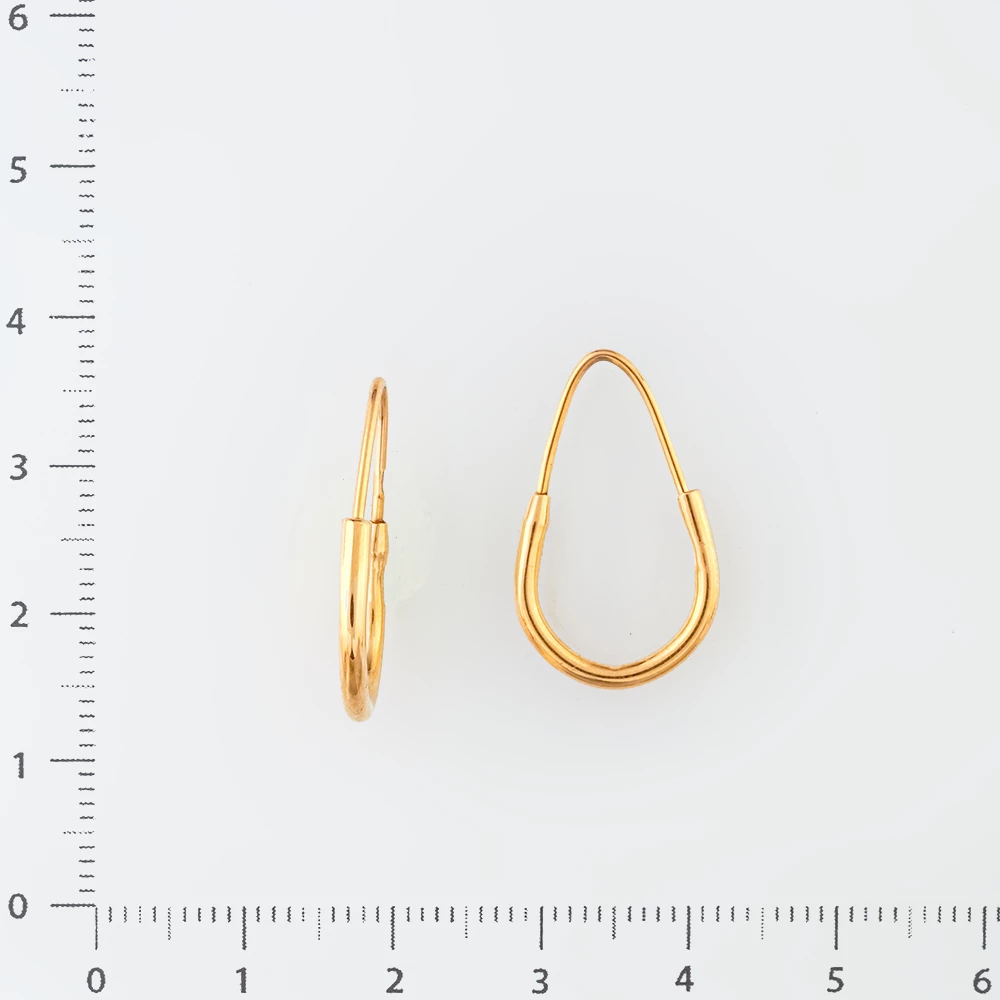 Серьги из красного золота 583 пробы