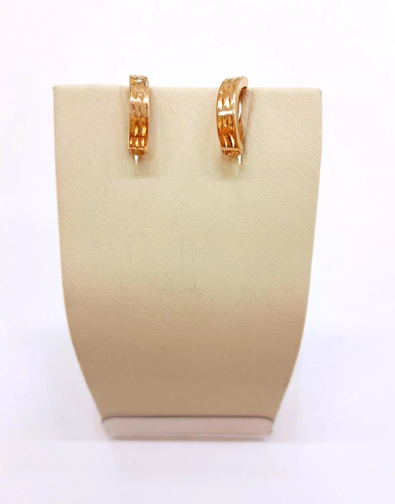 Серьги из красного золота 585 пробы
