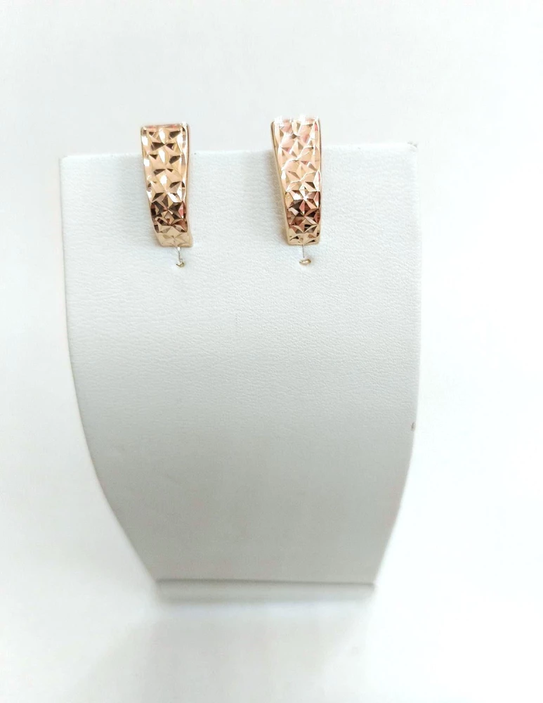 Серьги из красного золота 585 пробы
