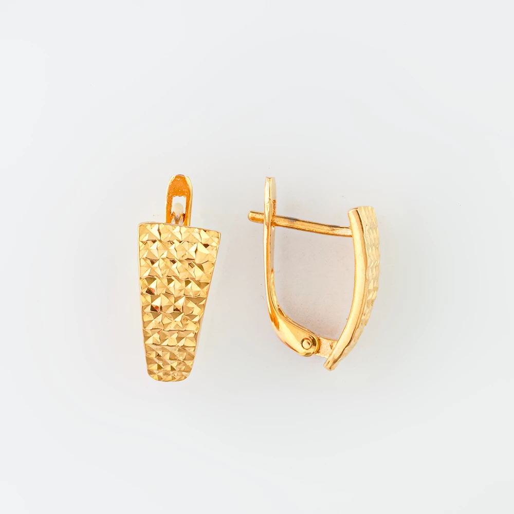 Серьги из красного золота 585 пробы