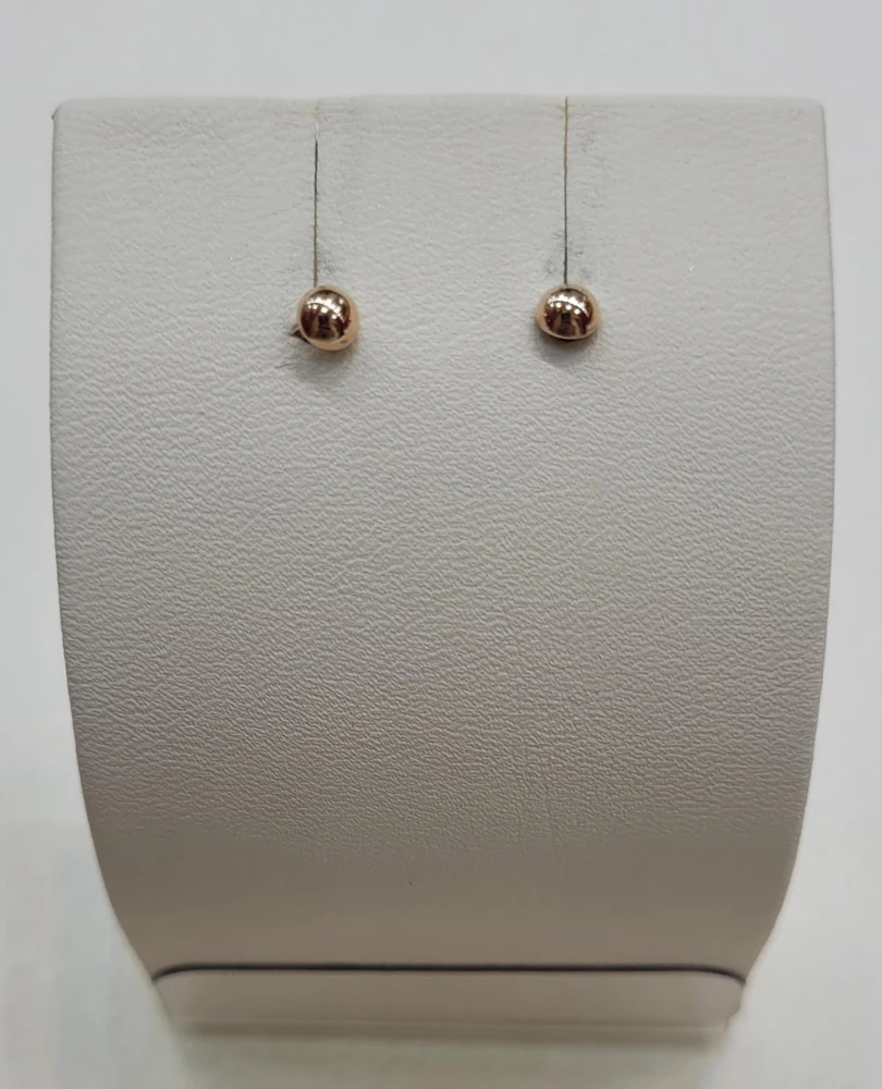 Серьги из красного золота 585 пробы
