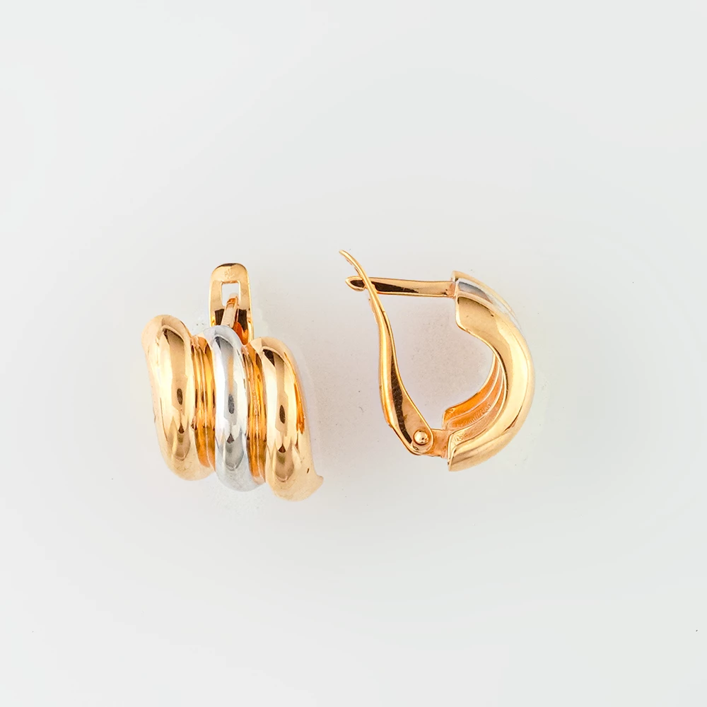 Серьги из красного золота 585 пробы