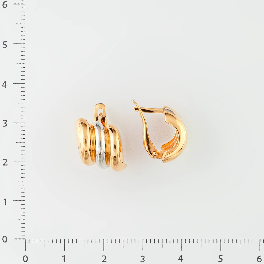 Серьги из красного золота 585 пробы