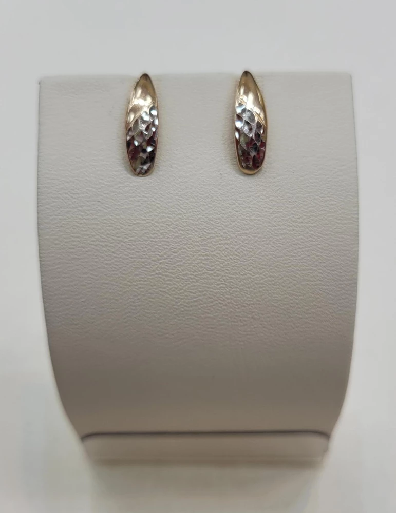 Серьги из красного золота 585 пробы
