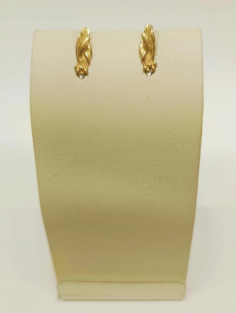 Серьги из красного золота 583 пробы