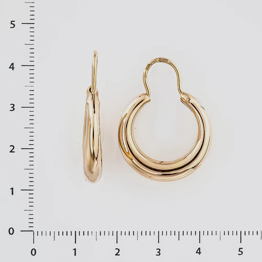 Серьги из красного золота 583 пробы