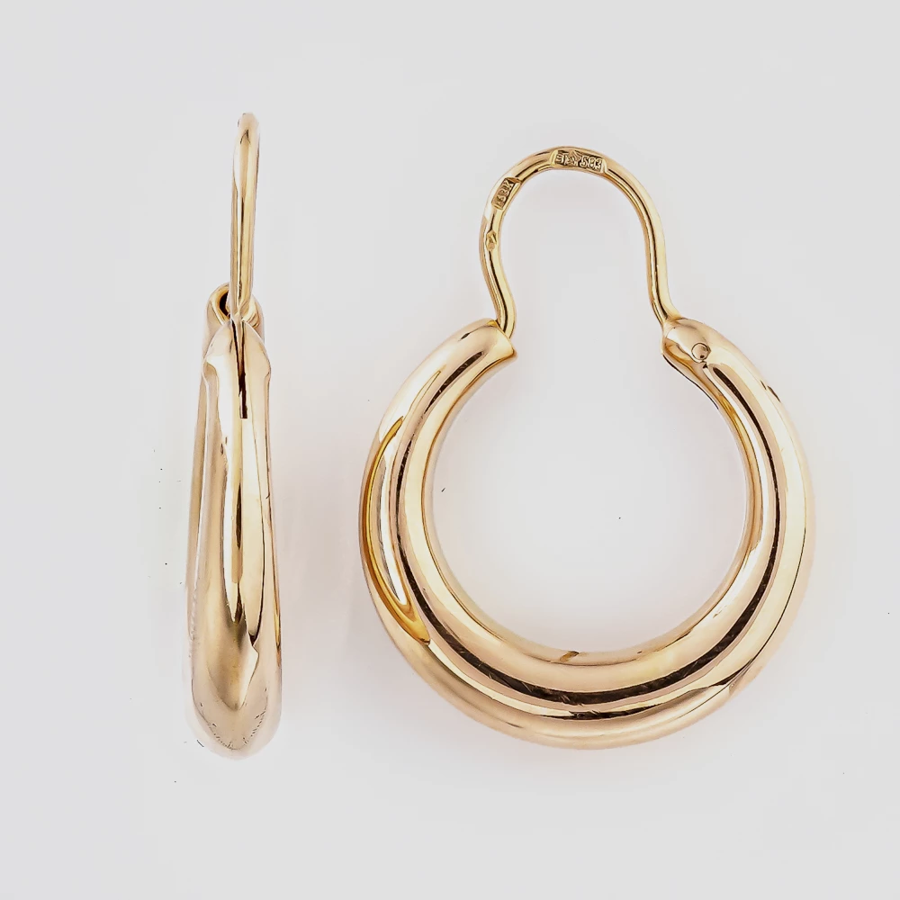 Серьги из красного золота 583 пробы