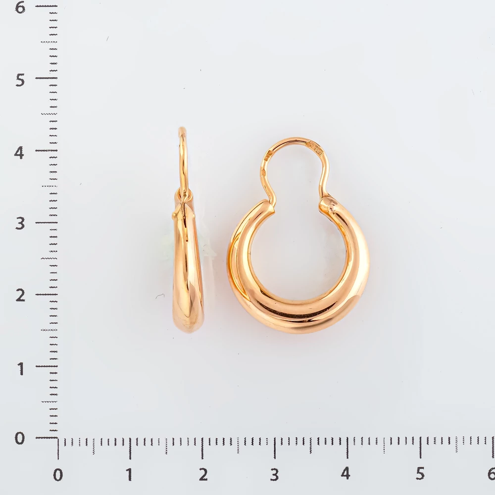 Серьги из красного золота 583 пробы