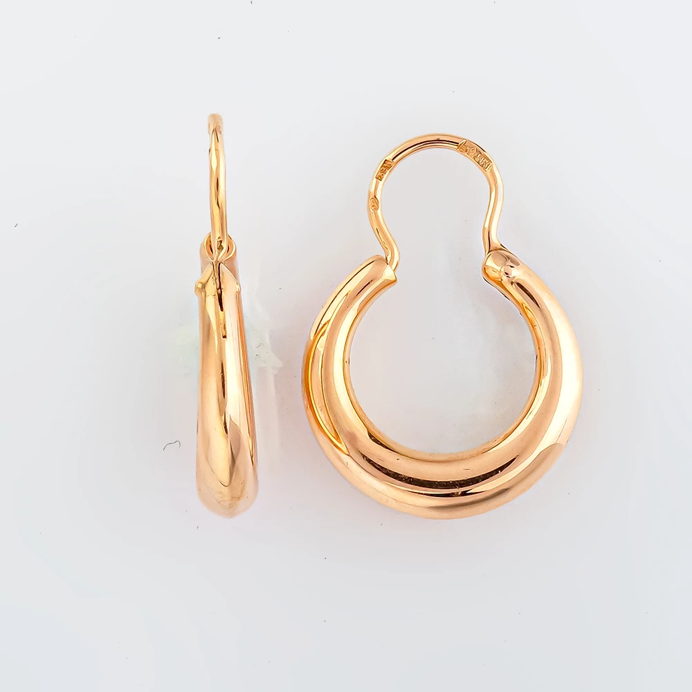 Серьги из красного золота 583 пробы