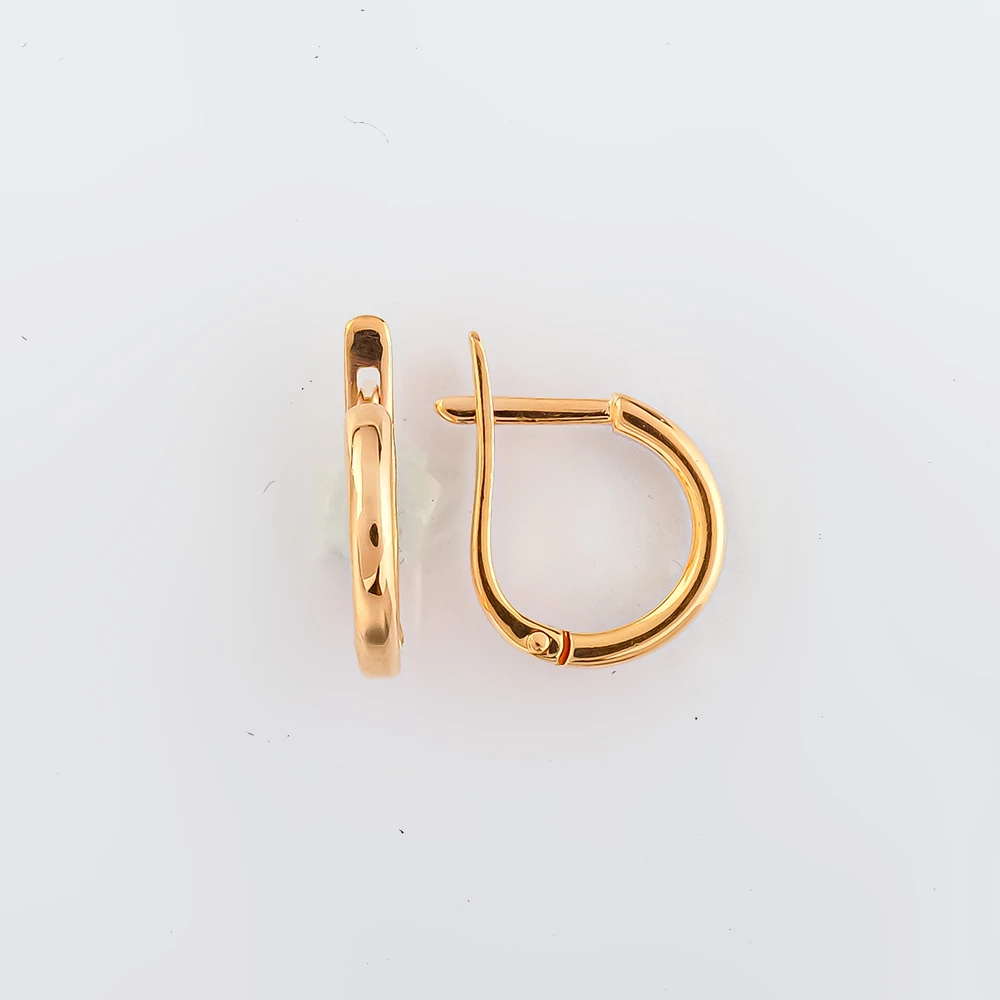 Серьги из красного золота 585 пробы