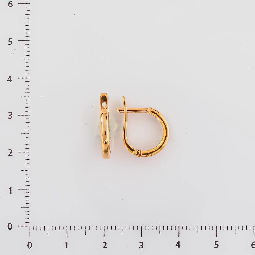Серьги из красного золота 585 пробы