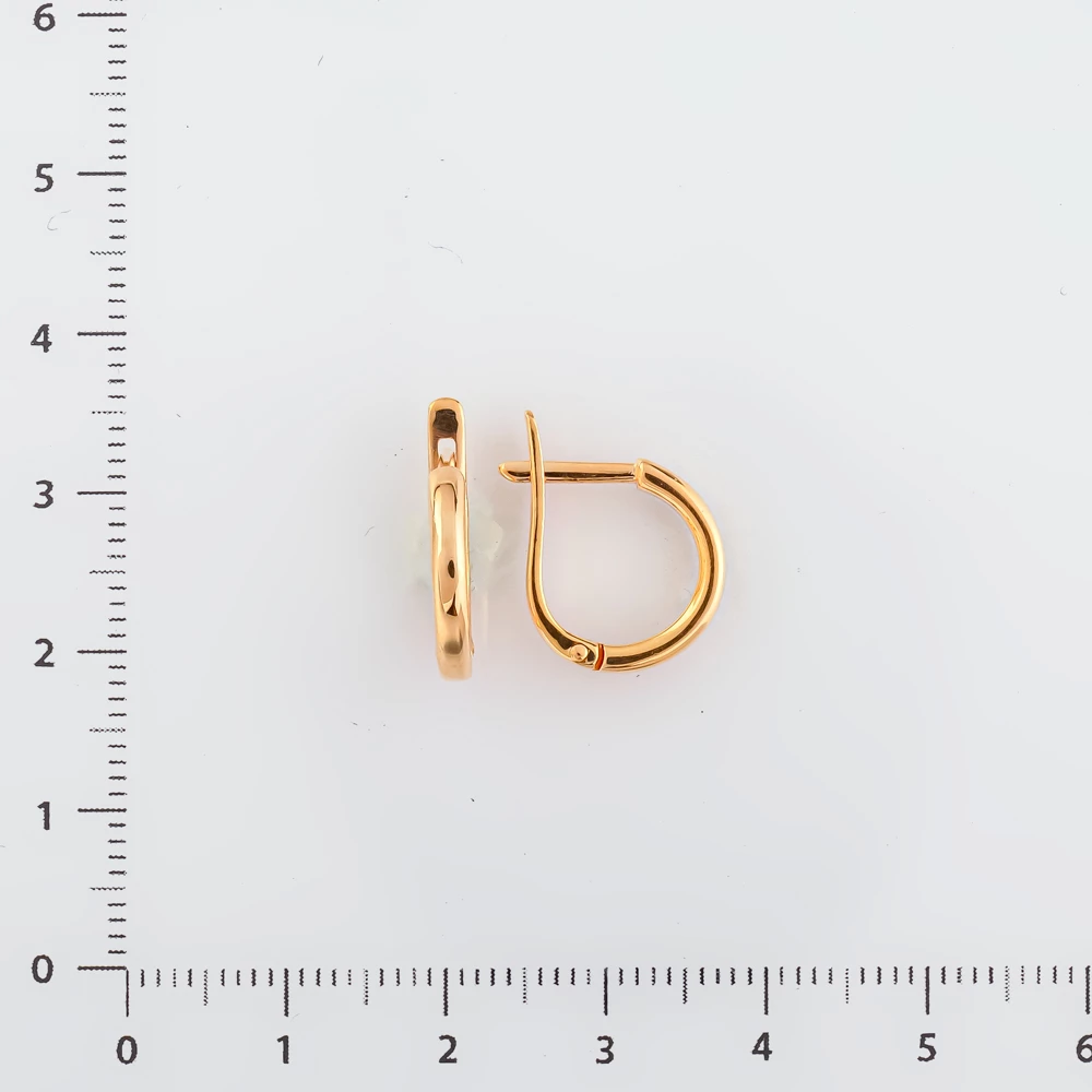 Серьги из красного золота 585 пробы