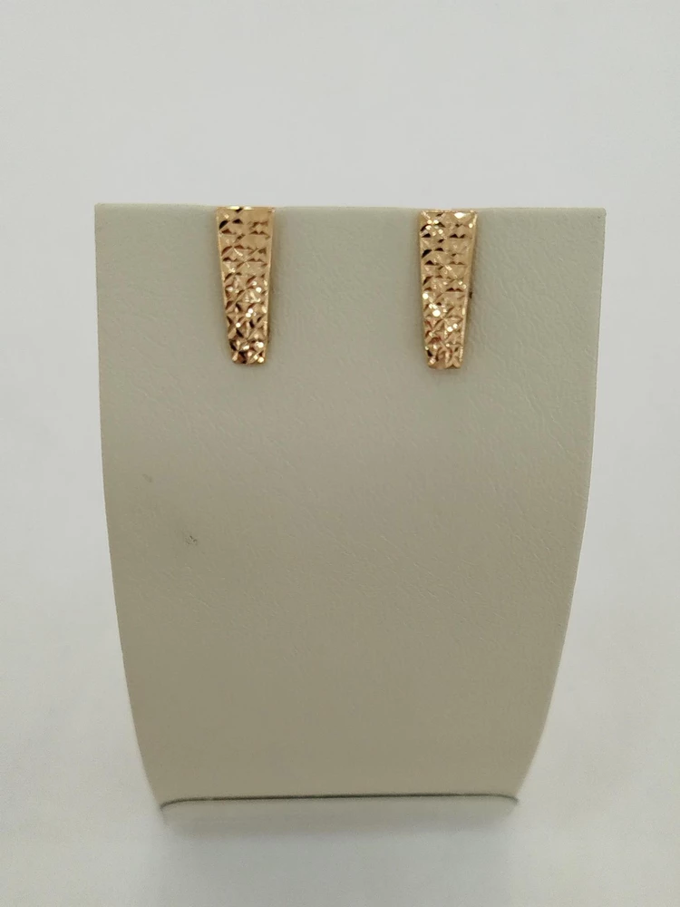 Серьги из красного золота 585 пробы