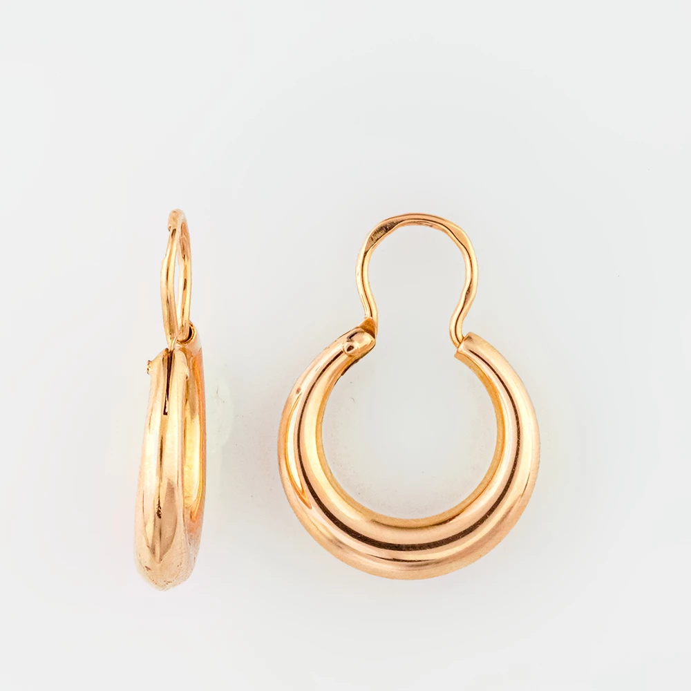 Серьги из красного золота 583 пробы