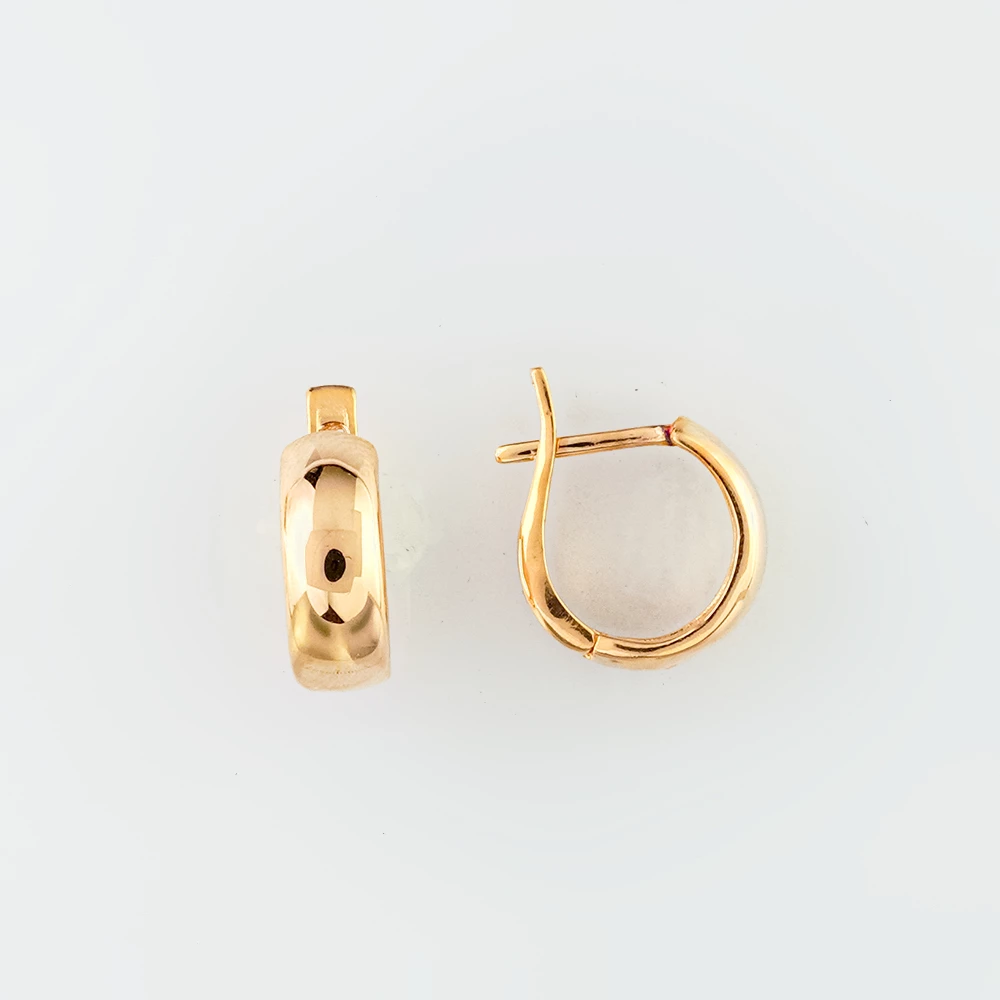 Серьги из красного золота 585 пробы