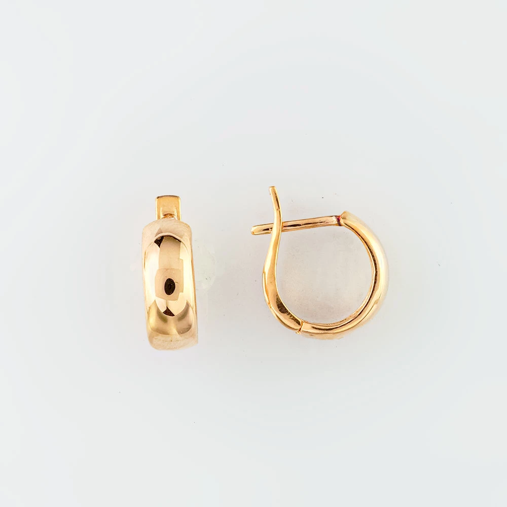 Серьги из красного золота 585 пробы