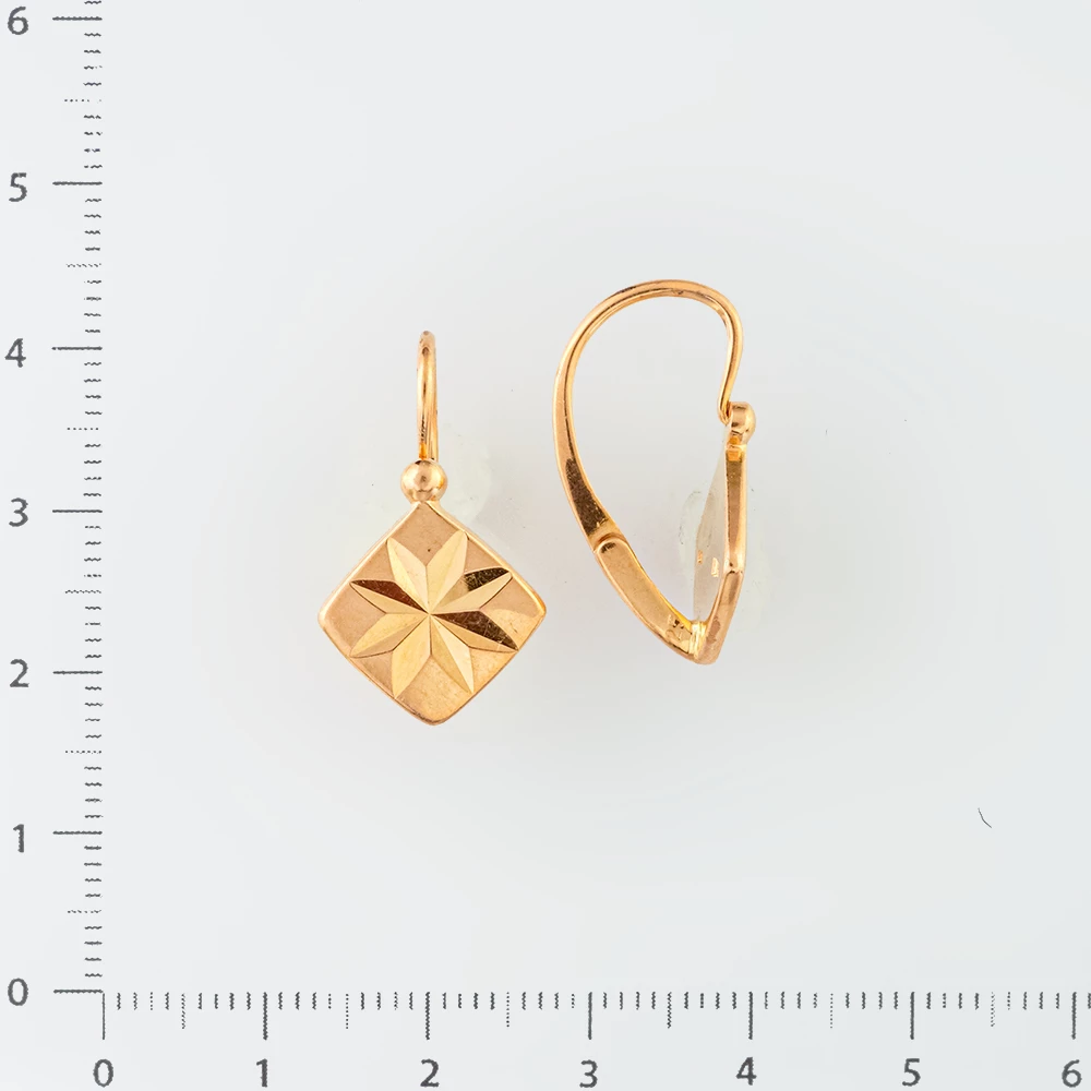 Серьги из белого золота 583 пробы