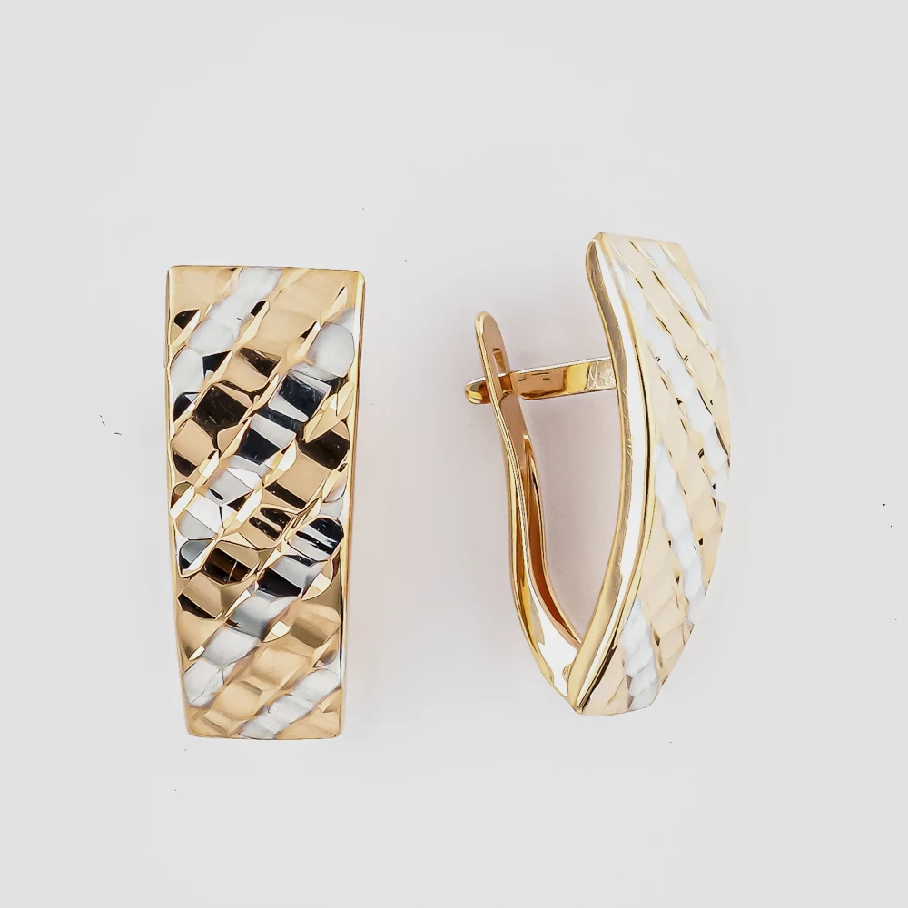 Серьги из красного золота 585 пробы
