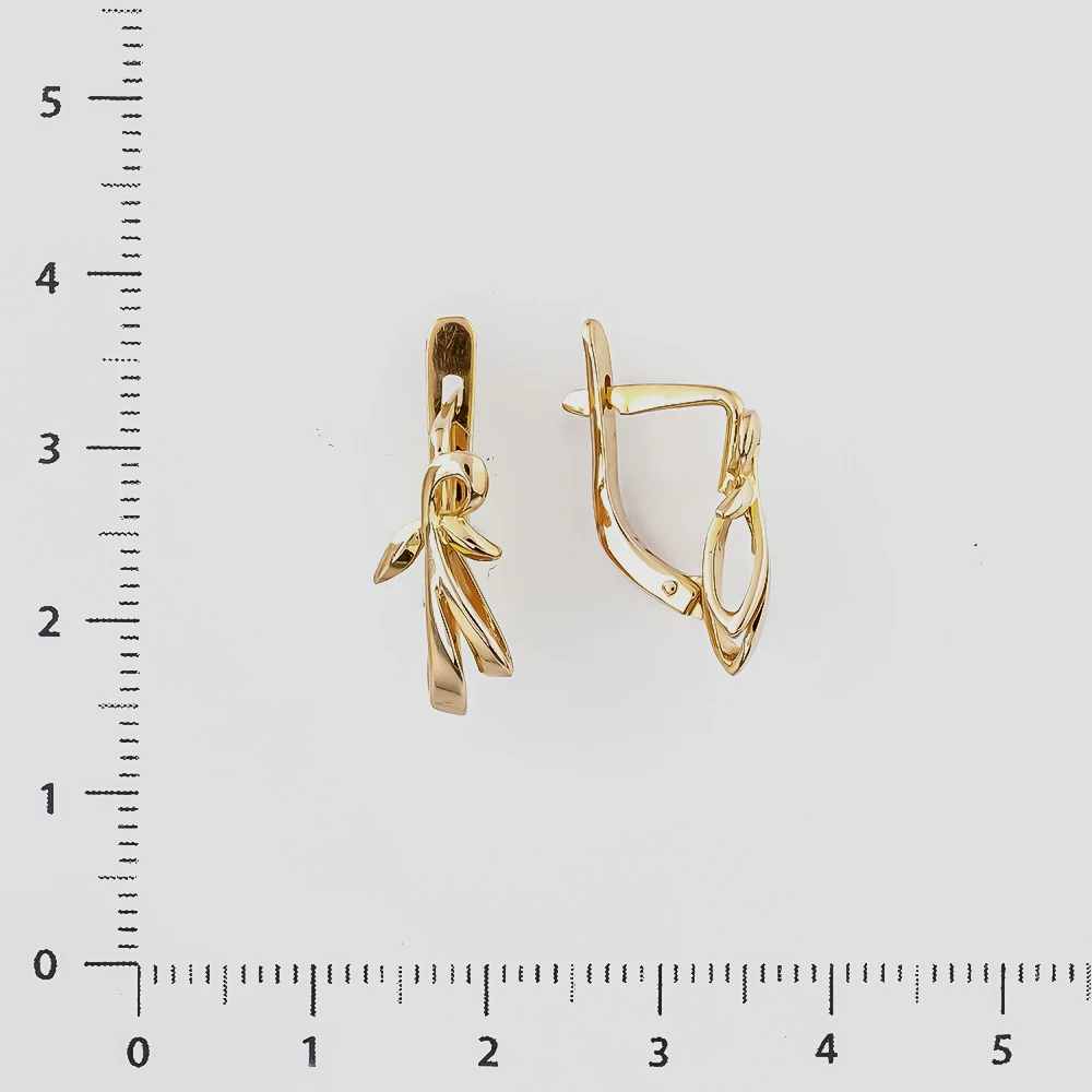 Серьги из красного золота 583 пробы