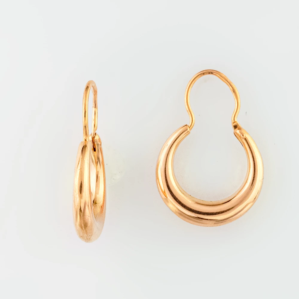 Серьги из красного золота 583 пробы