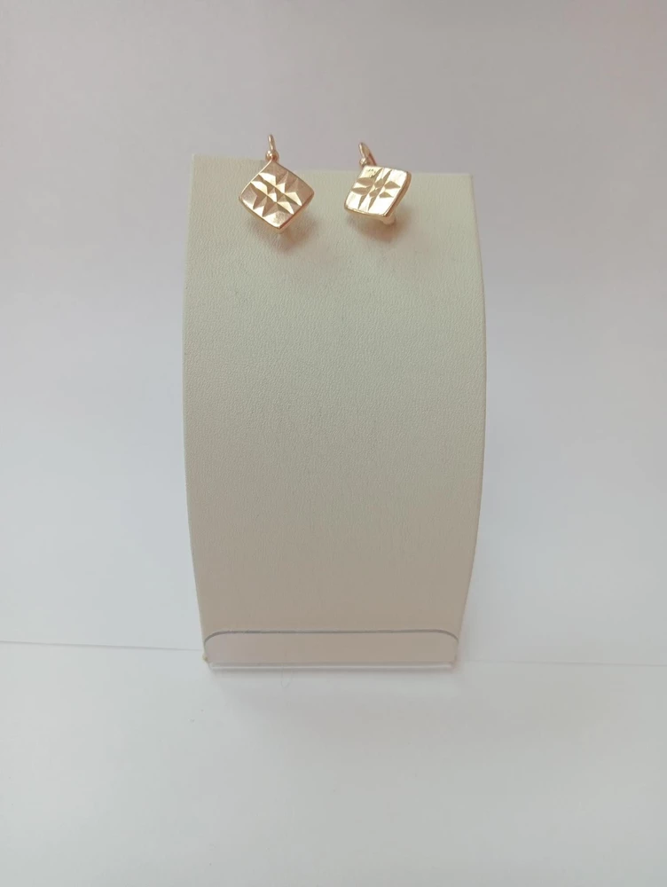 Серьги из красного золота 583 пробы