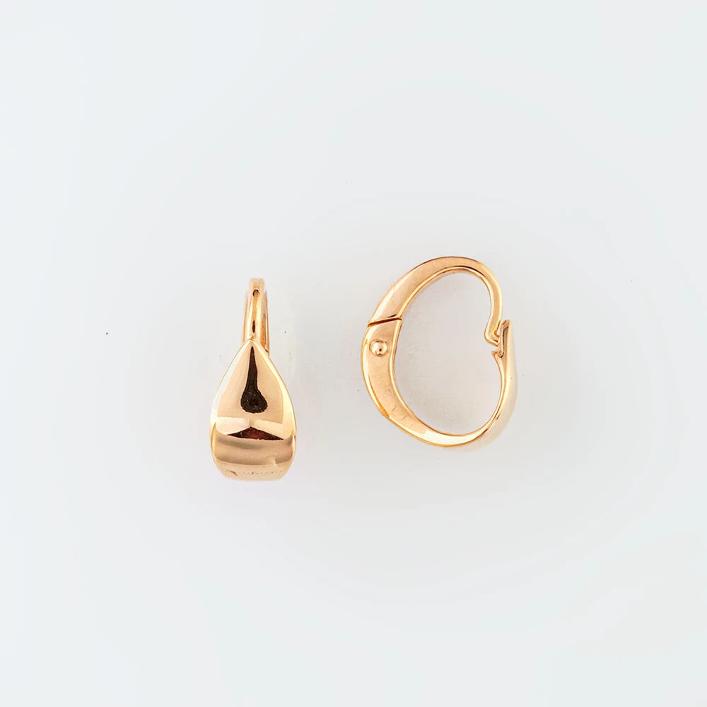 Серьги из красного золота 585 пробы
