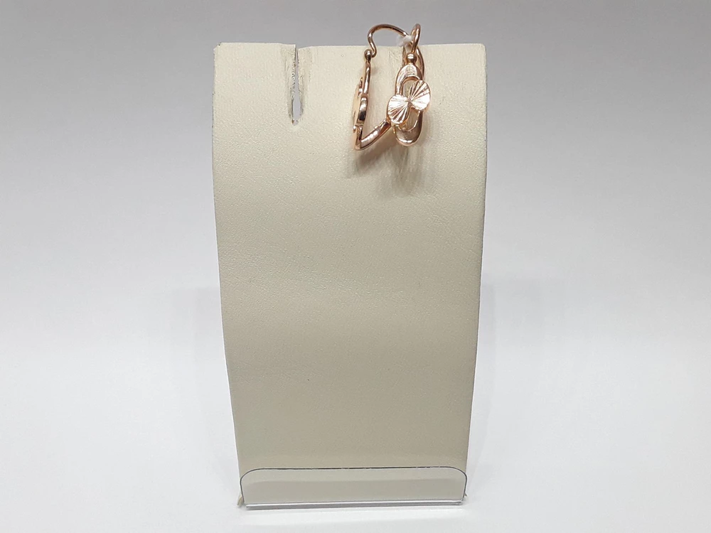 Серьги из красного золота 585 пробы