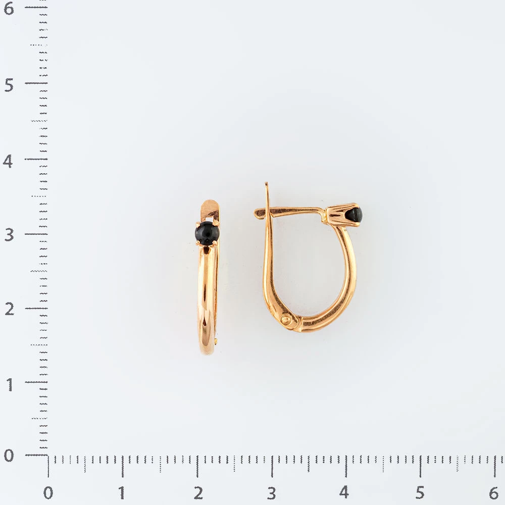Серьги из красного золота 585 пробы