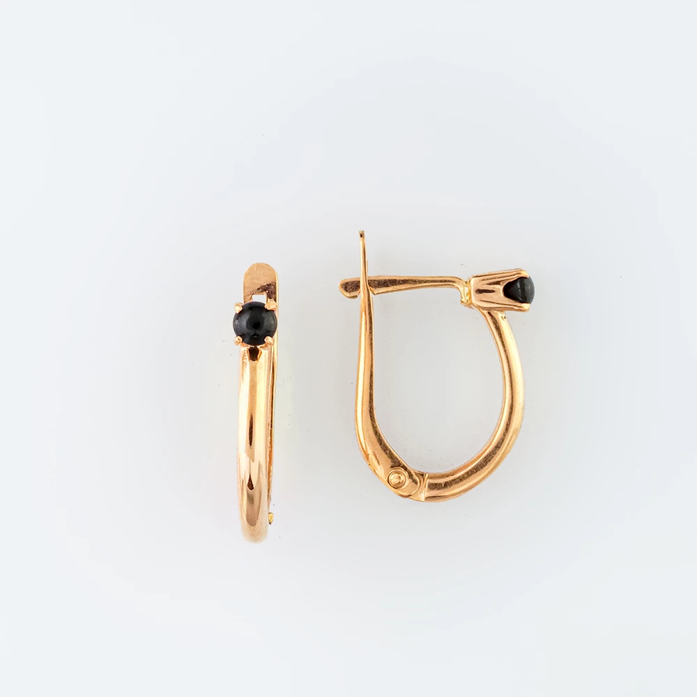 Серьги из красного золота 585 пробы