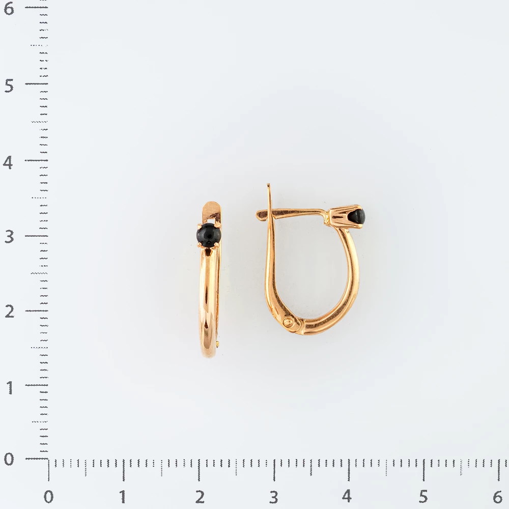 Серьги из красного золота 585 пробы