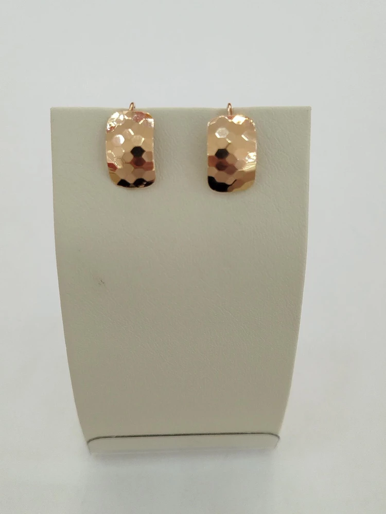 Серьги из красного золота 585 пробы