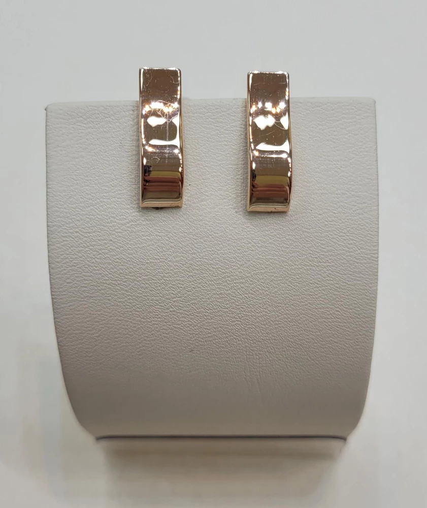 Серьги из красного золота 585 пробы