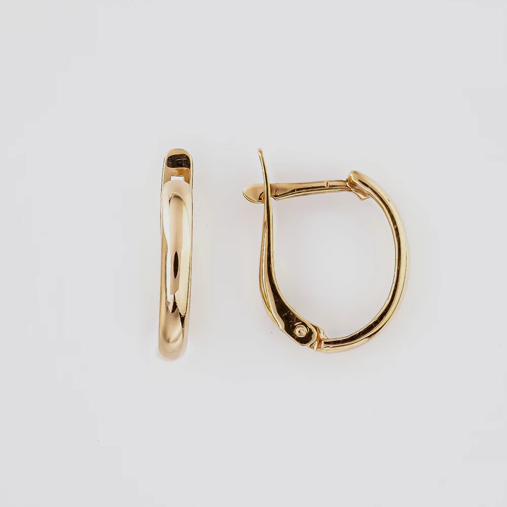 Серьги из красного золота 585 пробы