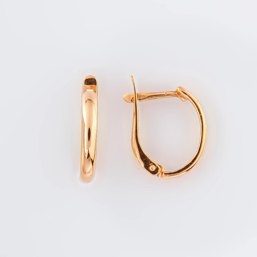 Серьги из красного золота 585 пробы