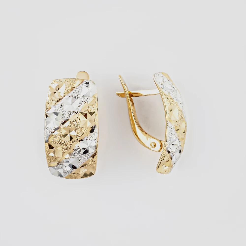 Серьги из красного золота 585 пробы