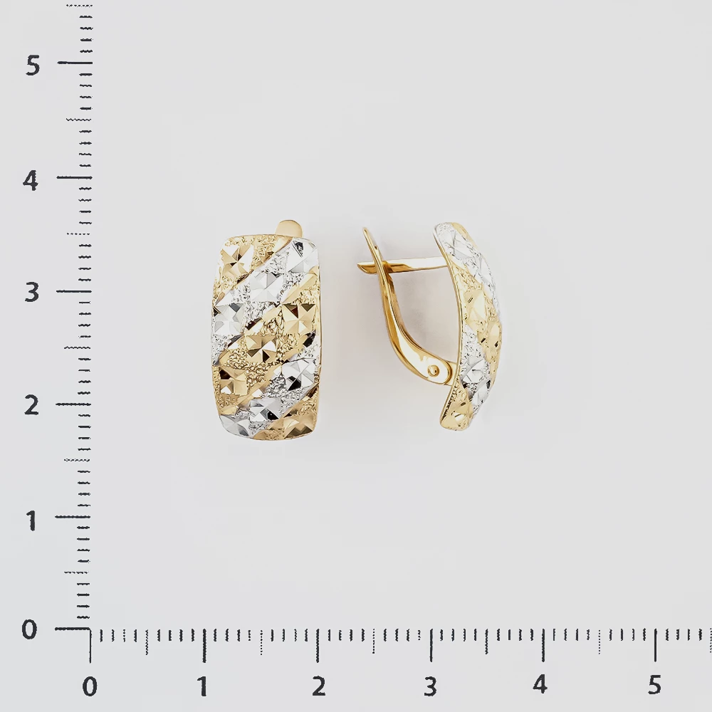 Серьги из красного золота 585 пробы